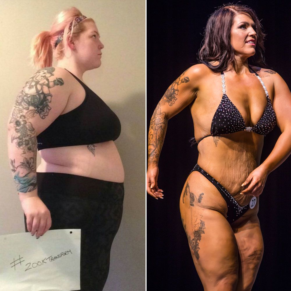 weight loss transformation before and after natural fitness